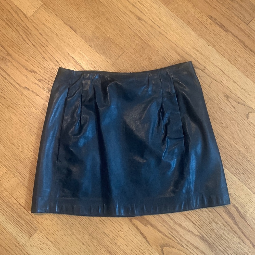 Vince leather skirt